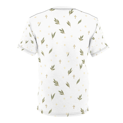 "The Lord Is My Shepherd" Tree All-Over Print Tee — Unisex Graphic T-Shirt