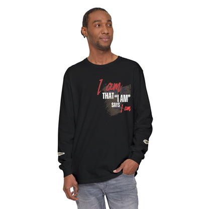 "I Am That I Am" Long Sleeve Graphic Tee — Unisex Statement Shirt