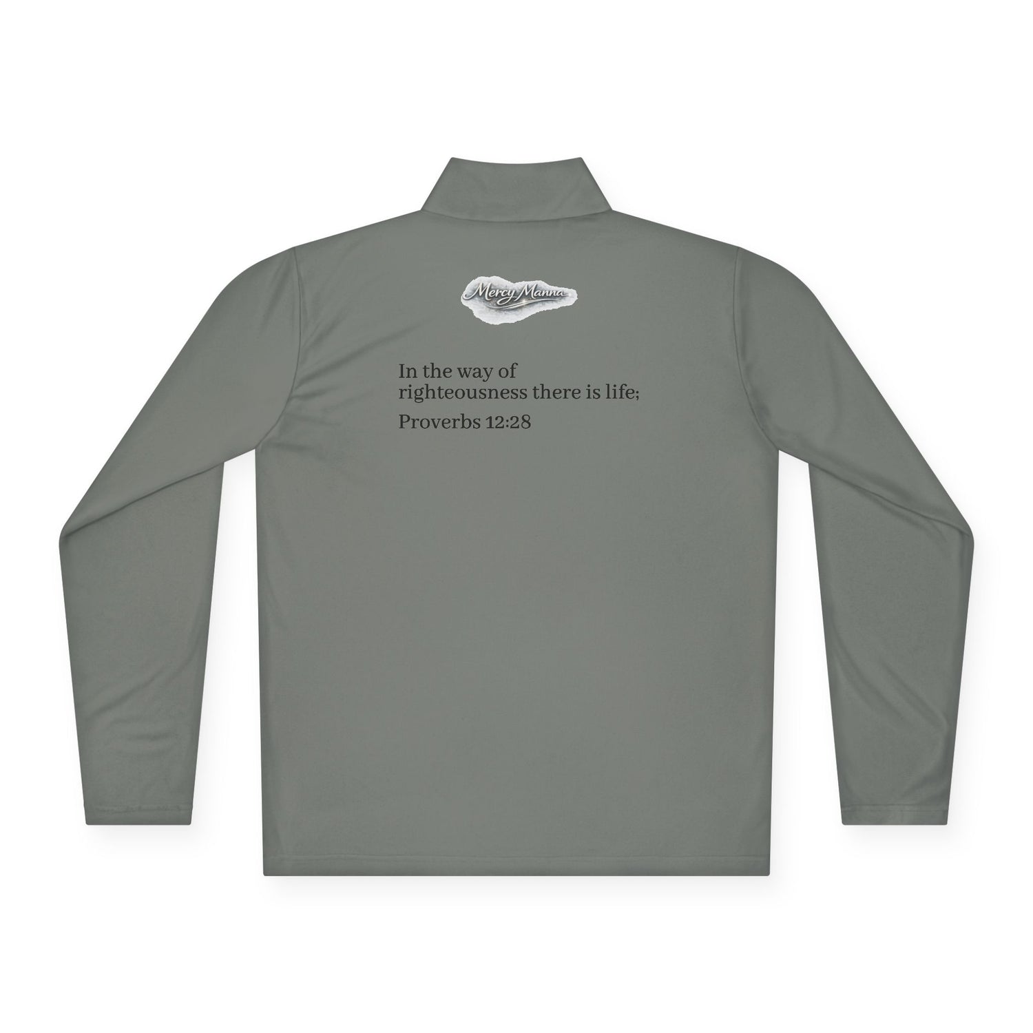 "Breastplate of Righteousness" Quarter-Zip Pullover — Unisex Graphic Sweatshirt