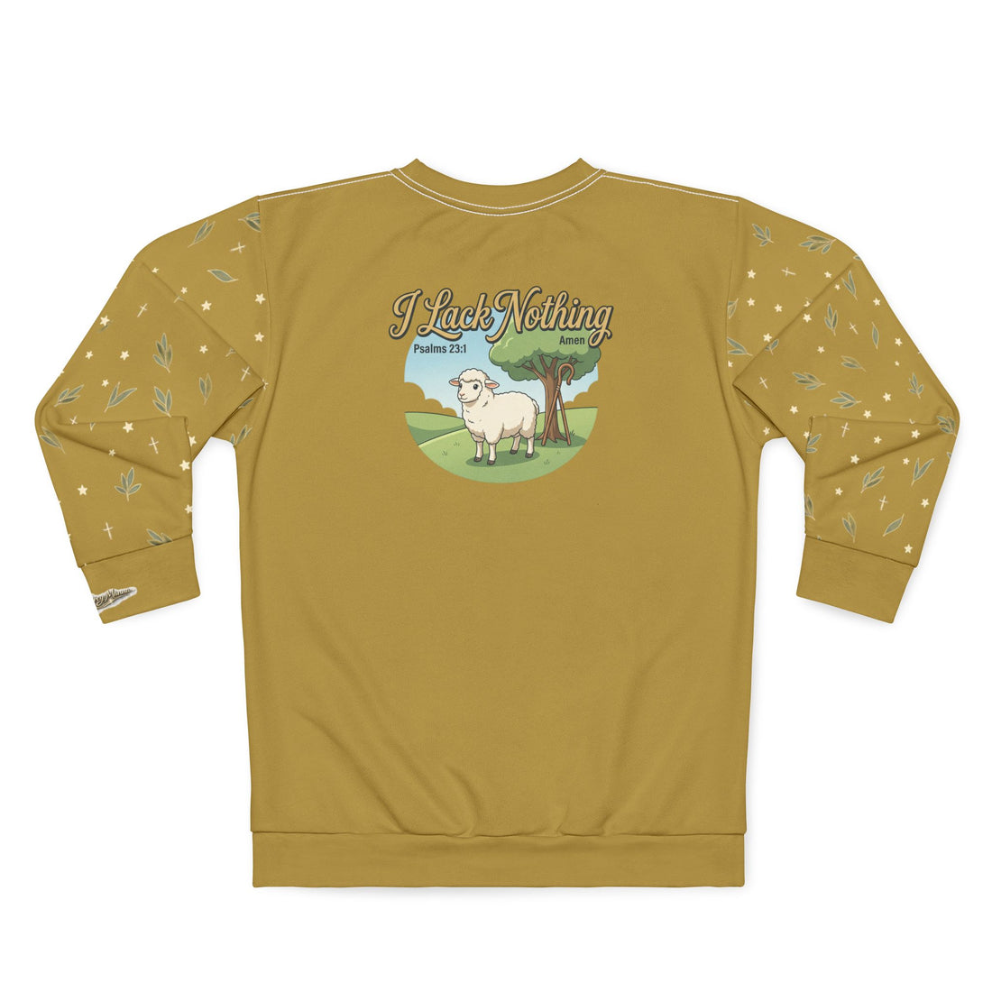 "The Lord Is My Shepherd" Graphic Crewneck Sweatshirt — Unisex Fleece Pullover