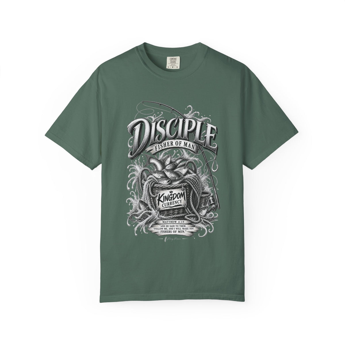 Disciple Fisher of Men Graphic T-Shirt — Fishing Design