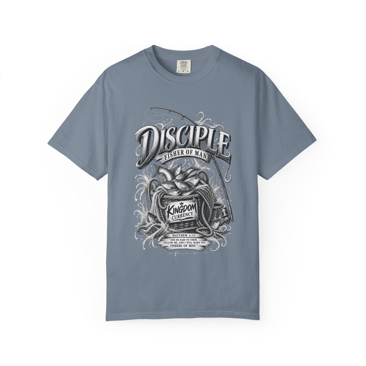 Disciple Fisher of Men Graphic T-Shirt — Fishing Design
