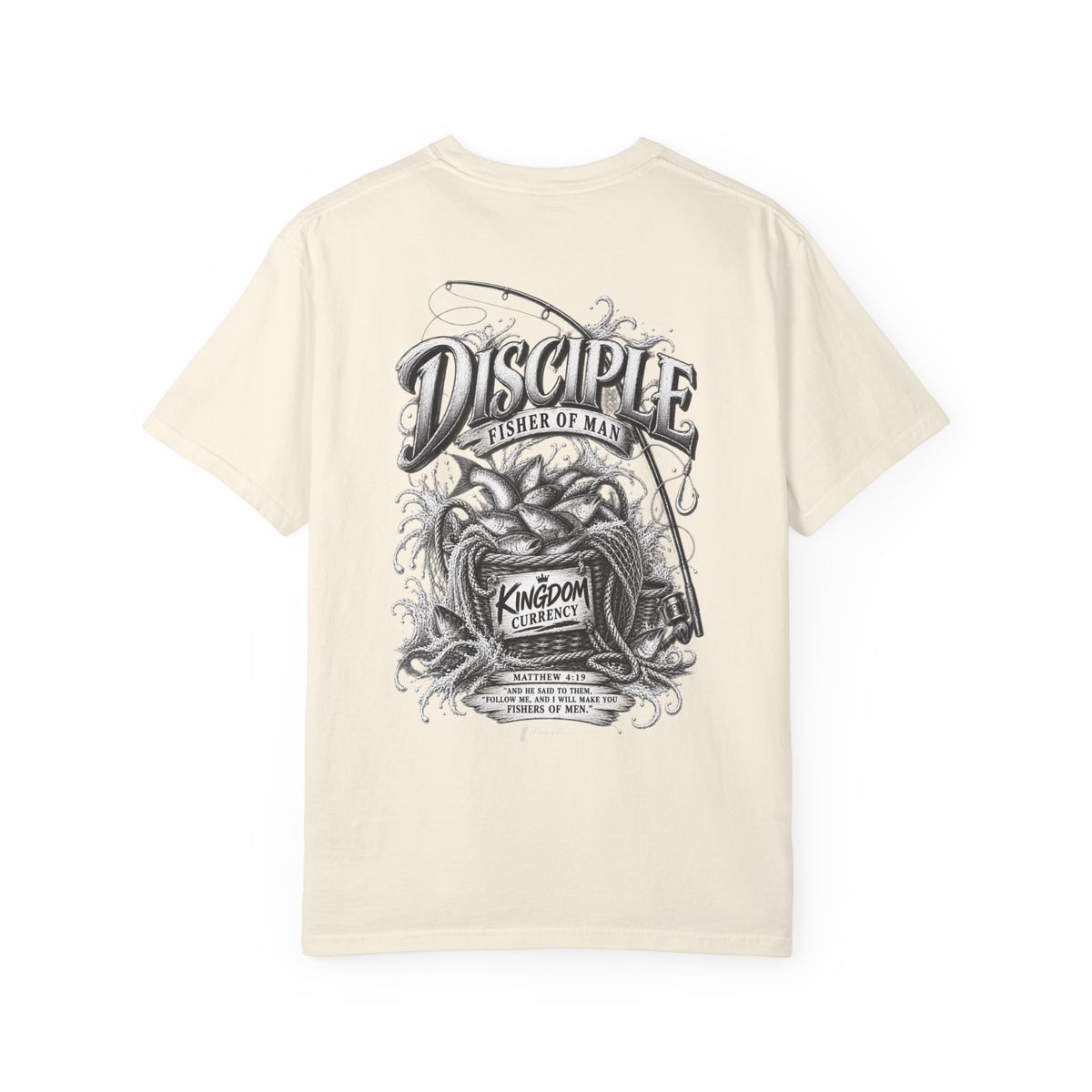 Disciple Fisher of Men Graphic T-Shirt — Fishing Design