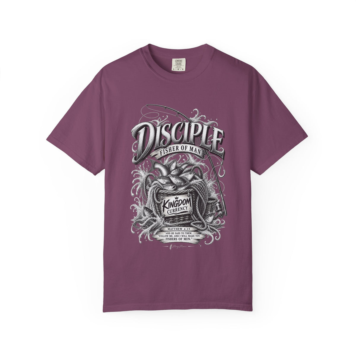 Disciple Fisher of Men Graphic T-Shirt — Fishing Design