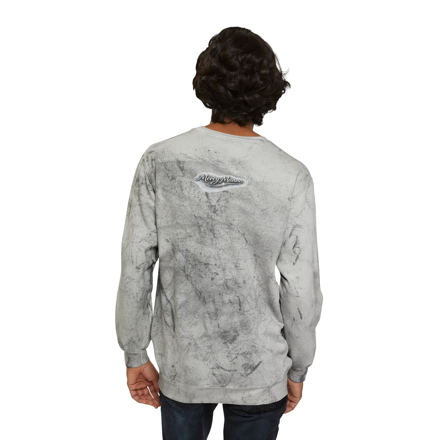 "God Is Love" Tie-Dye Crewneck Sweatshirt — Unisex Graphic Pullover