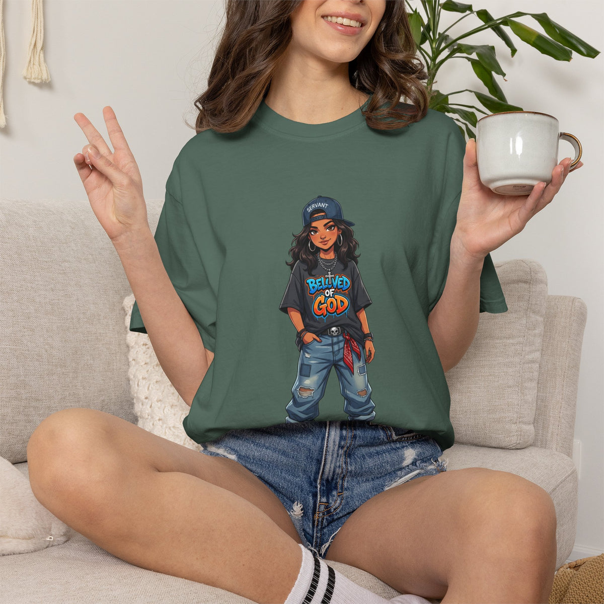Mercy Manna Beloved of God T-Shirt – Urban Streetwear Graphic Tee