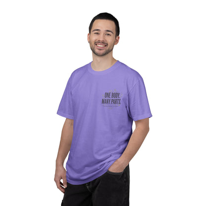 Mercy Manna One Body Many Parts Inspirational T-Shirt