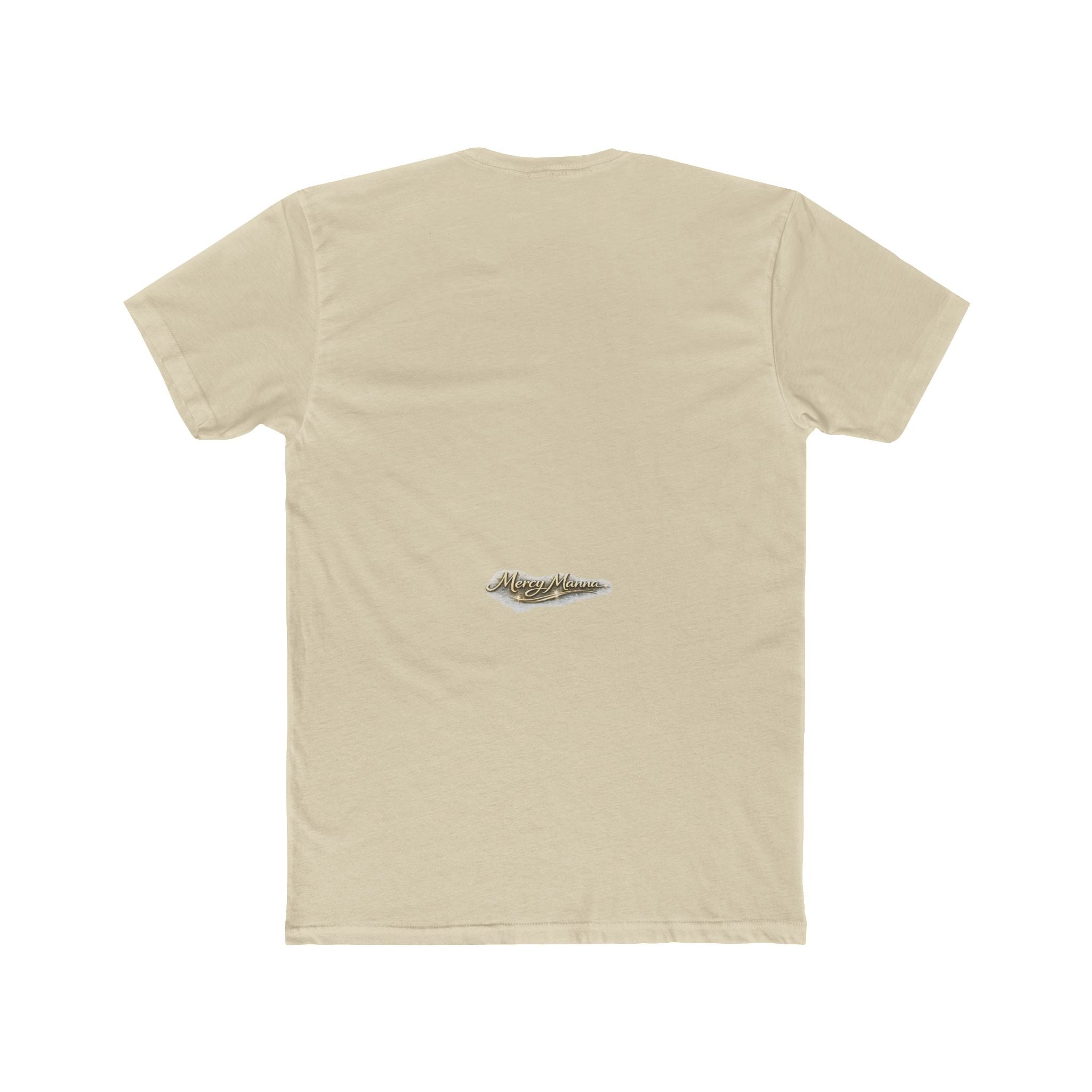 Not By Might Tee — Zechariah 4:6 Vintage Cloud Typography