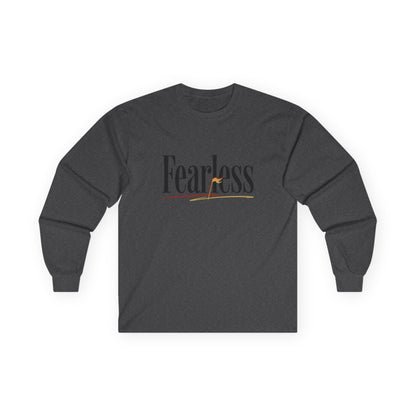 "Fearless" Freed From Fear Long Sleeve Graphic Tee — Unisex Cotton Shirt