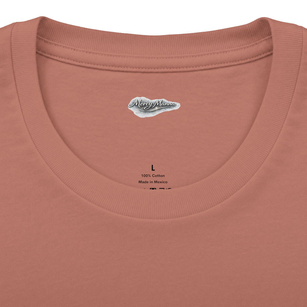 Not By Might Tee — Zechariah 4:6 Vintage Cloud Typography