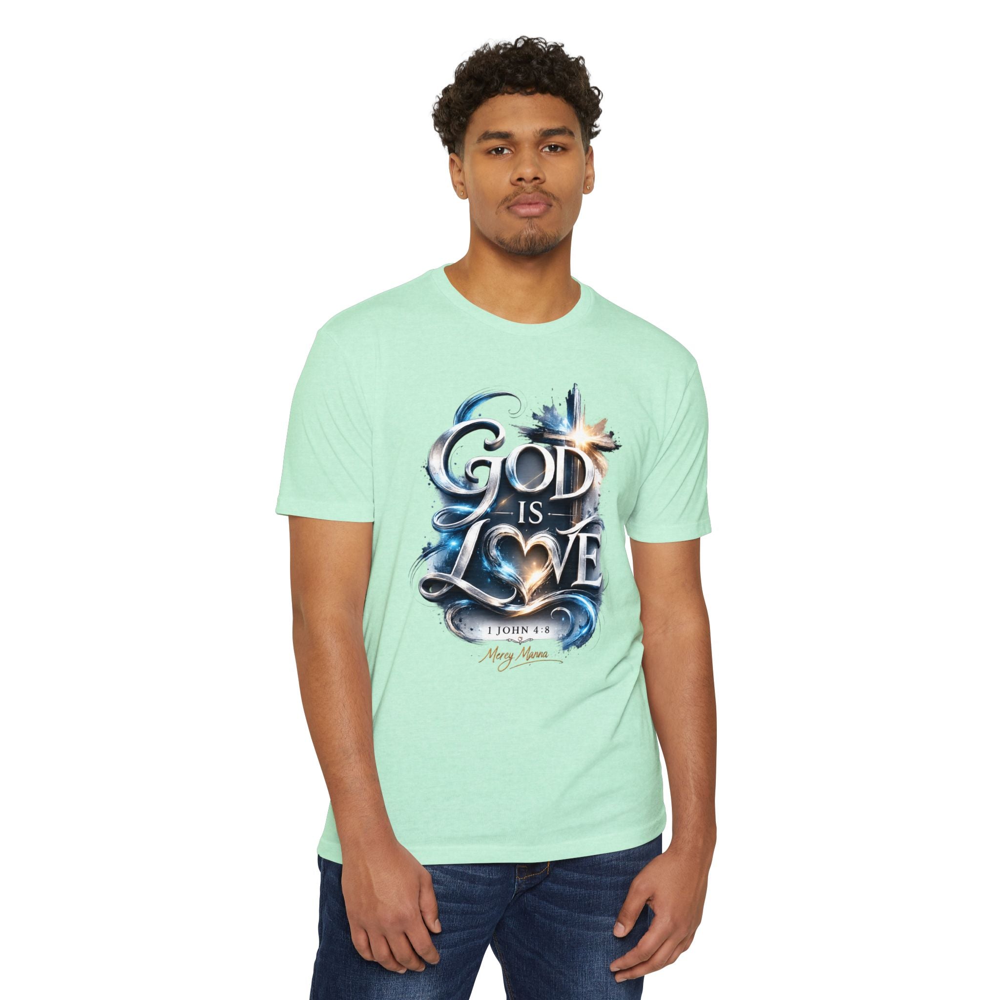 God Is Love T-Shirt — Christian Faith Tee (1 John 4:8)
