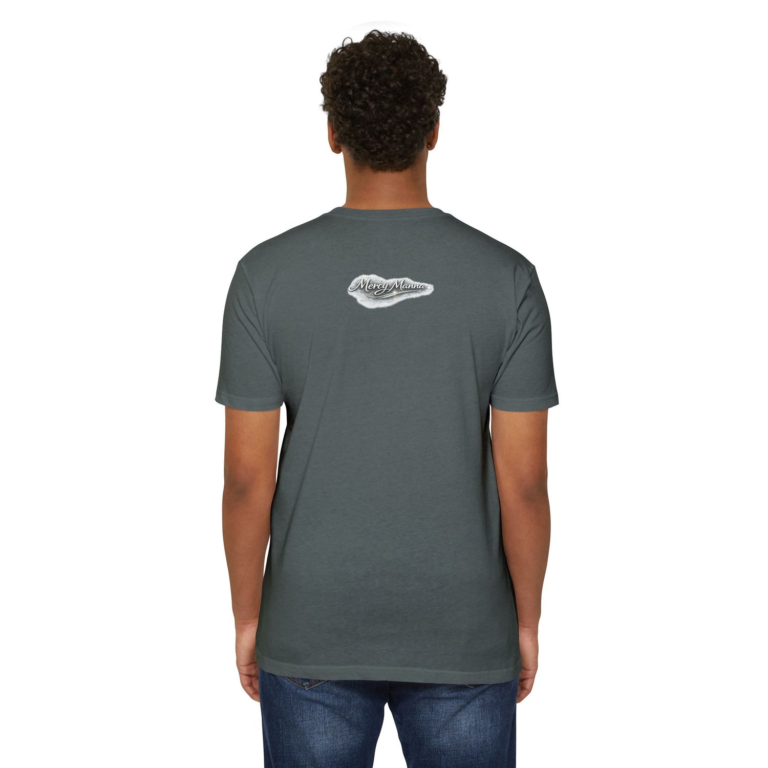 "God Is Love" Chest-Print Graphic Tee — Unisex Cotton T-Shirt