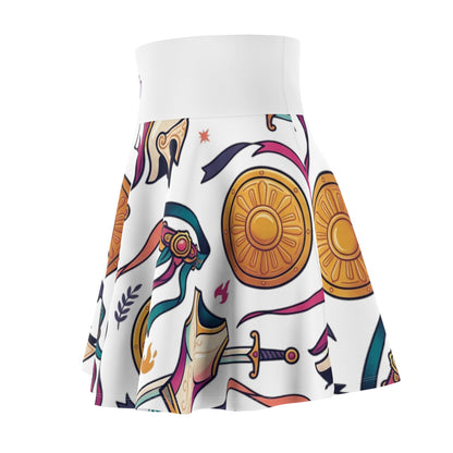 Armor &amp; Shield All-Over Print Skater Skirt — Women&