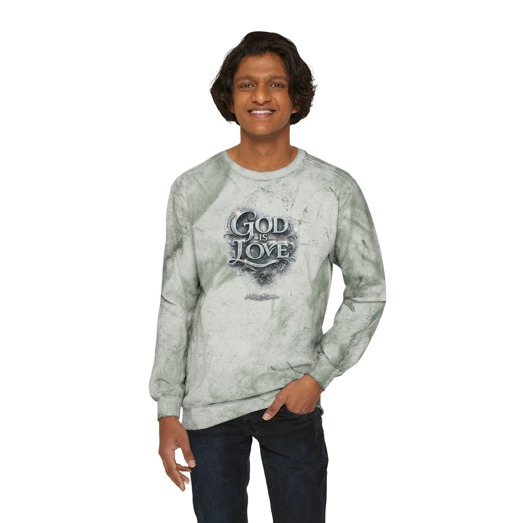 Christian Tie-Dye Sweatshirt — God Is Love Crewneck