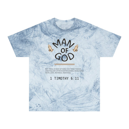 Man of God Tie-Dye T-Shirt — 1 Timothy Graphic Tee