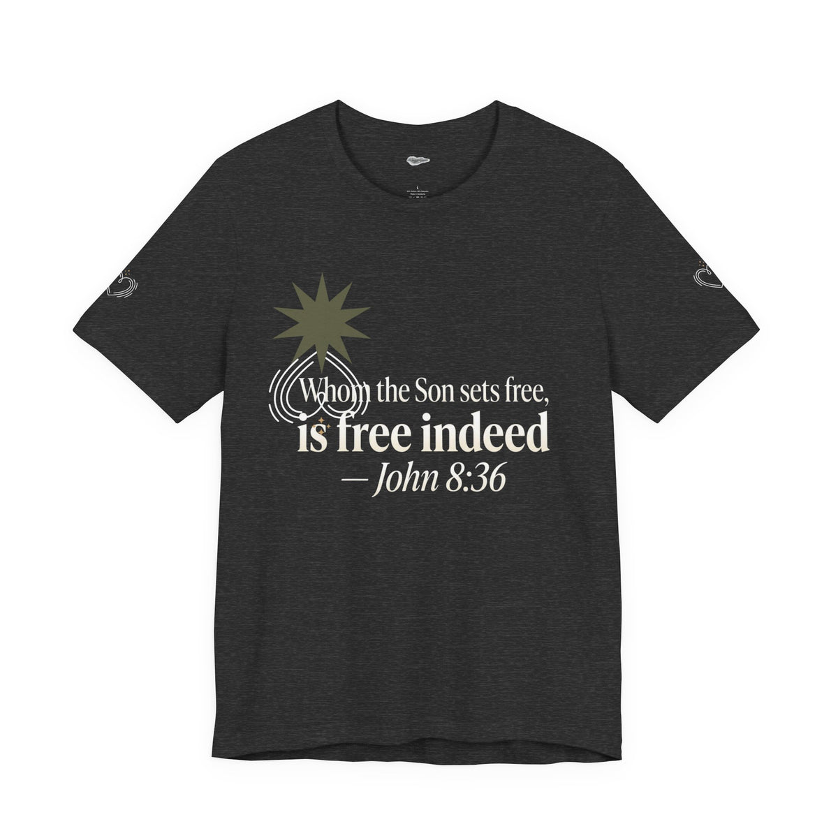 Free Indeed Graphic Tee — Short Sleeve Cotton T-Shirt