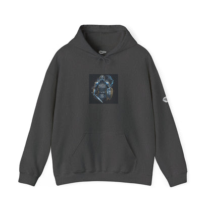"Armor of God" Knight Graphic Pullover Hoodie — Unisex Fleece Sweatshirt