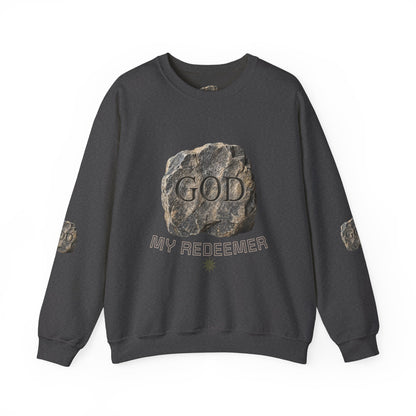 Mercy Manna My Redeemer Crewneck Sweatshirt – Stone Graphic Love Pullover
