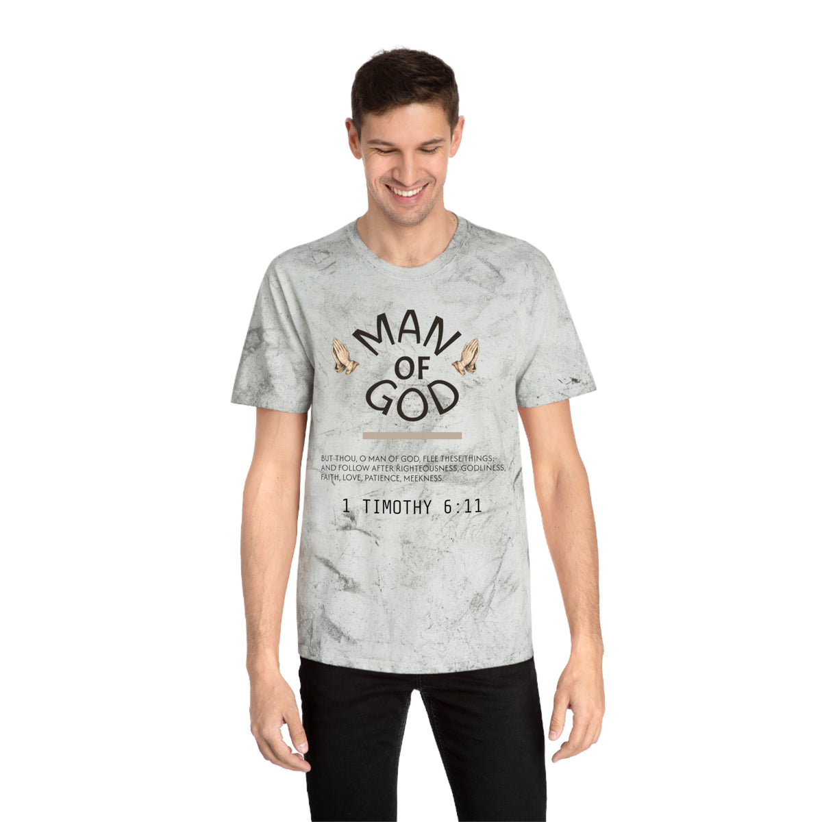 Man of God Tie-Dye T-Shirt — 1 Timothy Graphic Tee