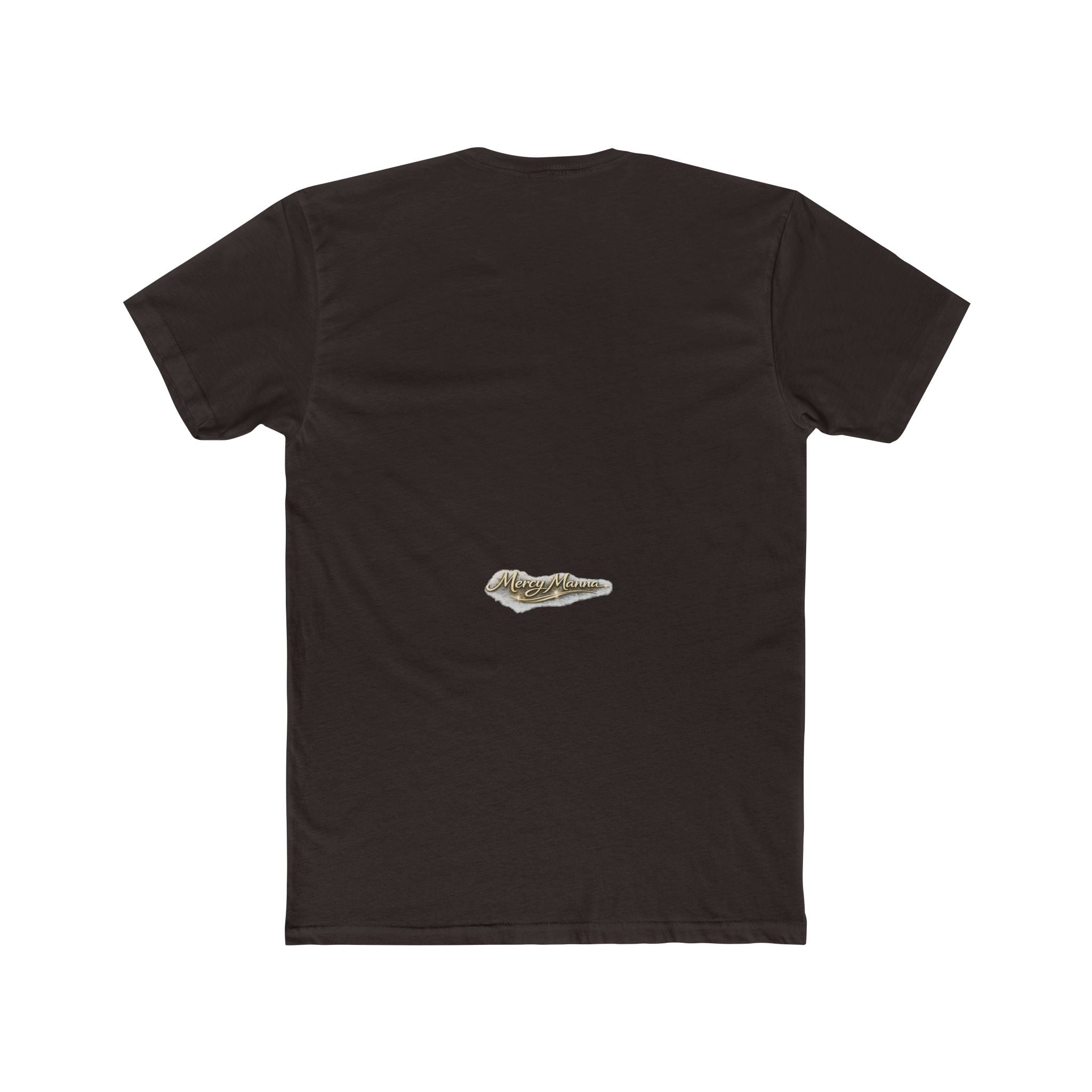 Not By Might Tee — Zechariah 4:6 Vintage Cloud Typography
