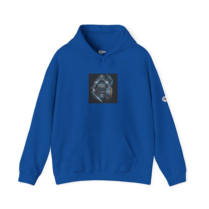 "Armor of God" Knight Graphic Pullover Hoodie — Unisex Fleece Sweatshirt