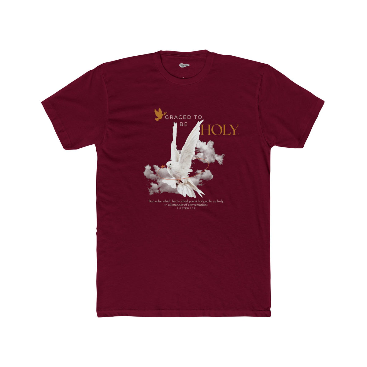 Holy Dove Minimalist Graphic Tee — Unisex Cotton T-Shirt