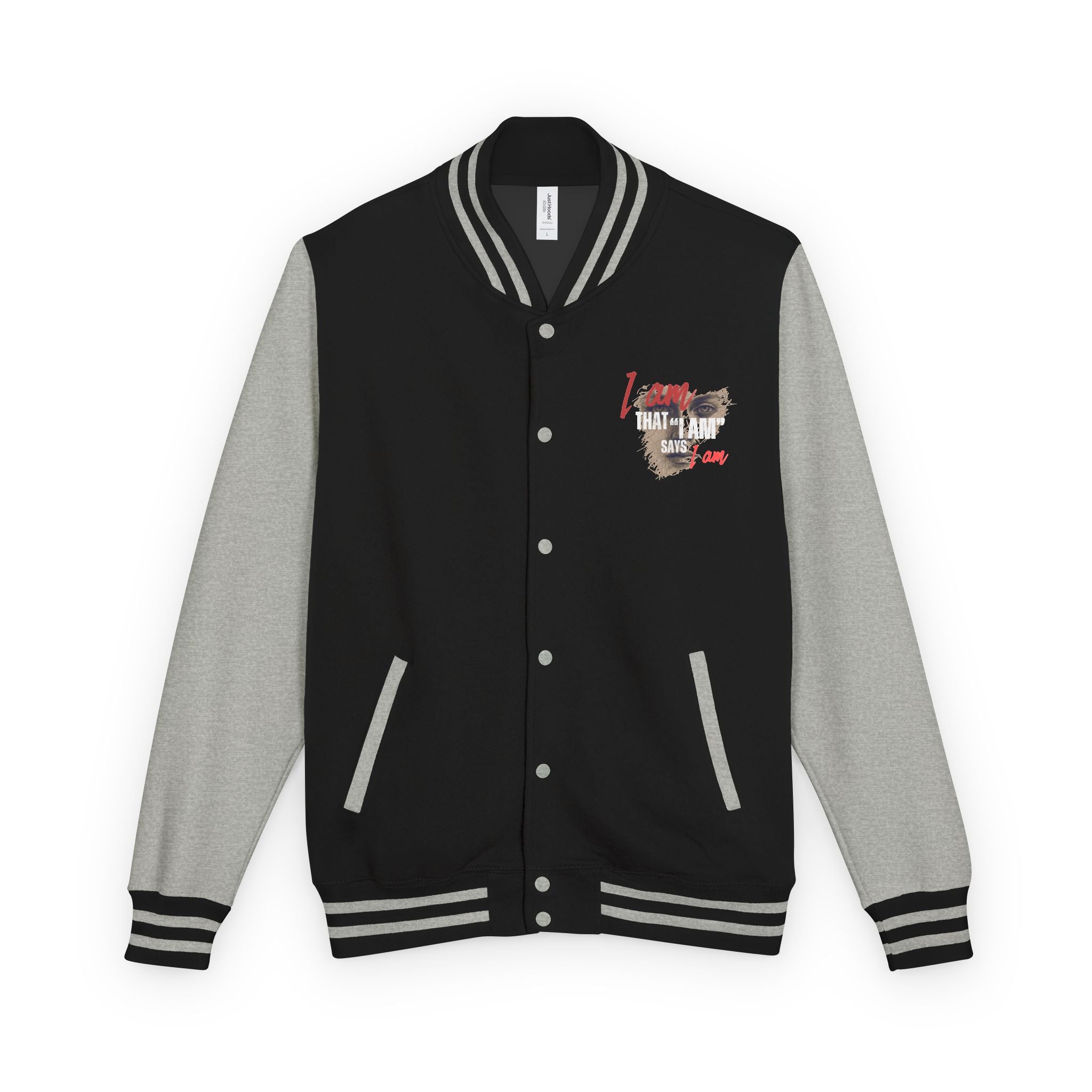 Christian Letterman Jacket — "I Am That I Am" Retro Faith Streetwear