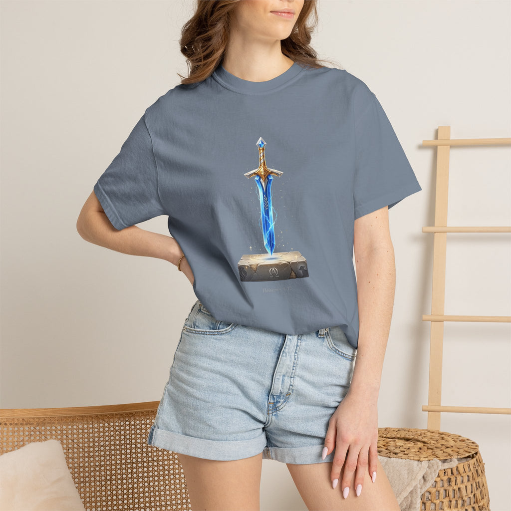 Hebrews 4:12 Sword Graphic T-Shirt — Inspirational Faith Tee