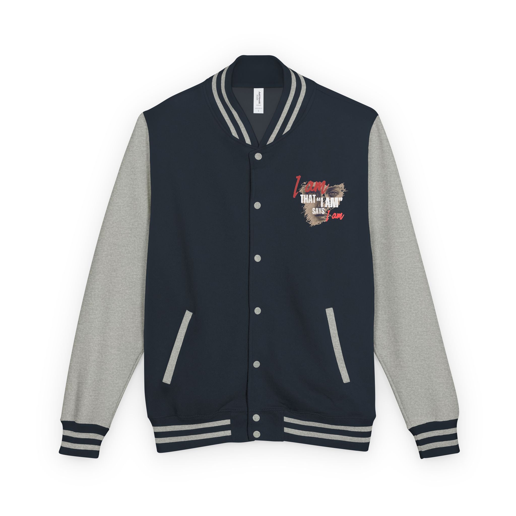 Christian Letterman Jacket — "I Am That I Am" Retro Faith Streetwear