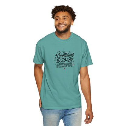 1 Corinthians 10:23-24 Scripture T-Shirt