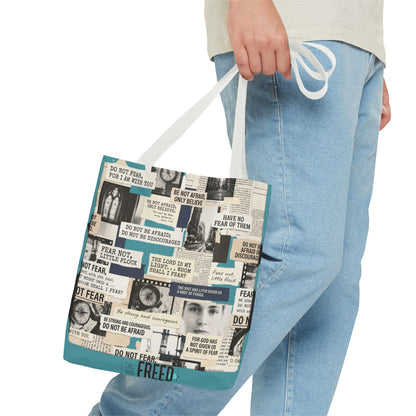 "Do Not Be Afraid" Graphic Tote Bag — Reusable Canvas Bag