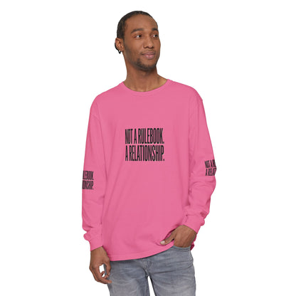 Mercy Manna Not a Rulebook a Relationship Long Sleeve T-Shirt