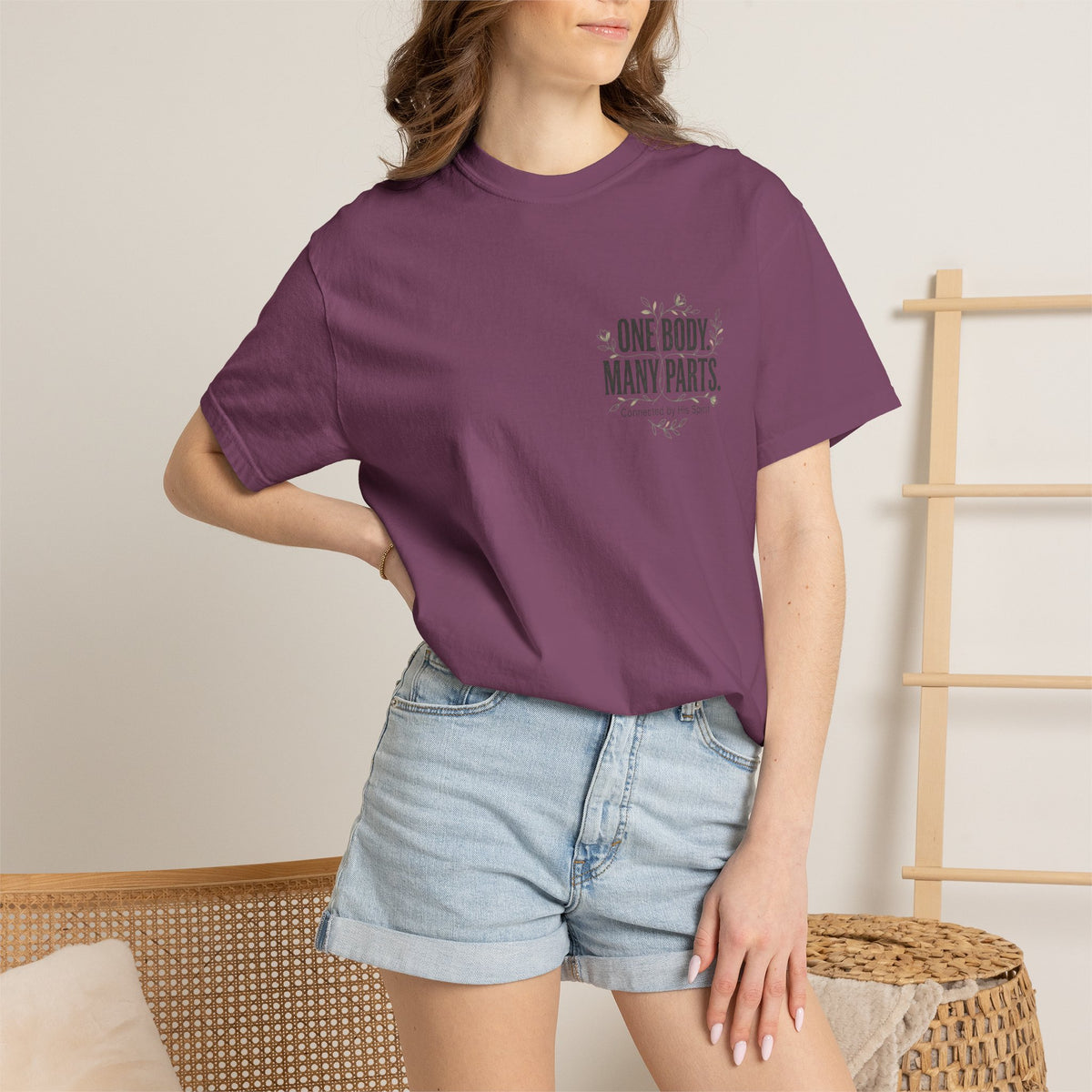 Mercy Manna One Body Many Parts Inspirational T-Shirt