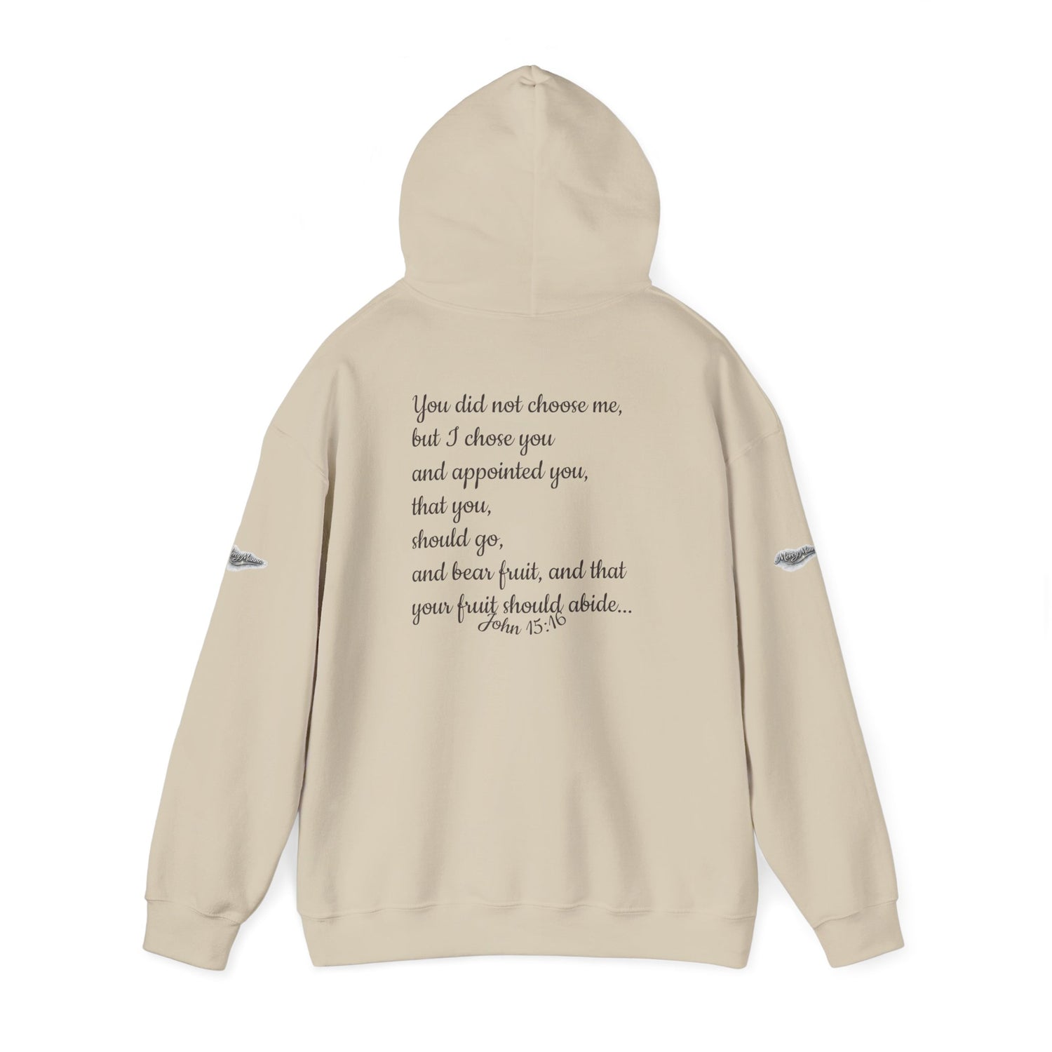 "Chosen &amp; Set Apart" Olive Leaf Graphic Pullover Hoodie — Unisex Sweatshirt