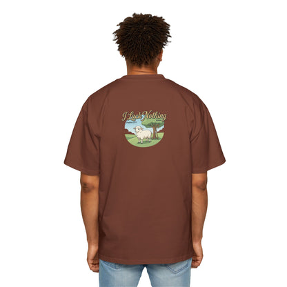 "The Lord Is My Shepherd" Oversized Graphic Tee — Men&