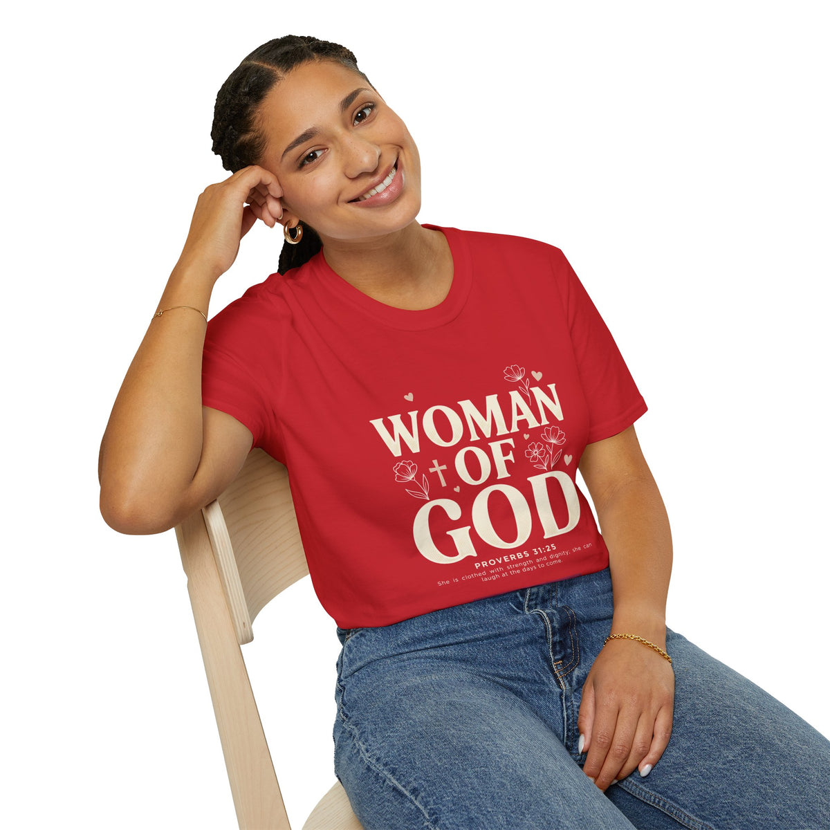 Woman of God Inspirational T-Shirt — LOVE Graphic Tee