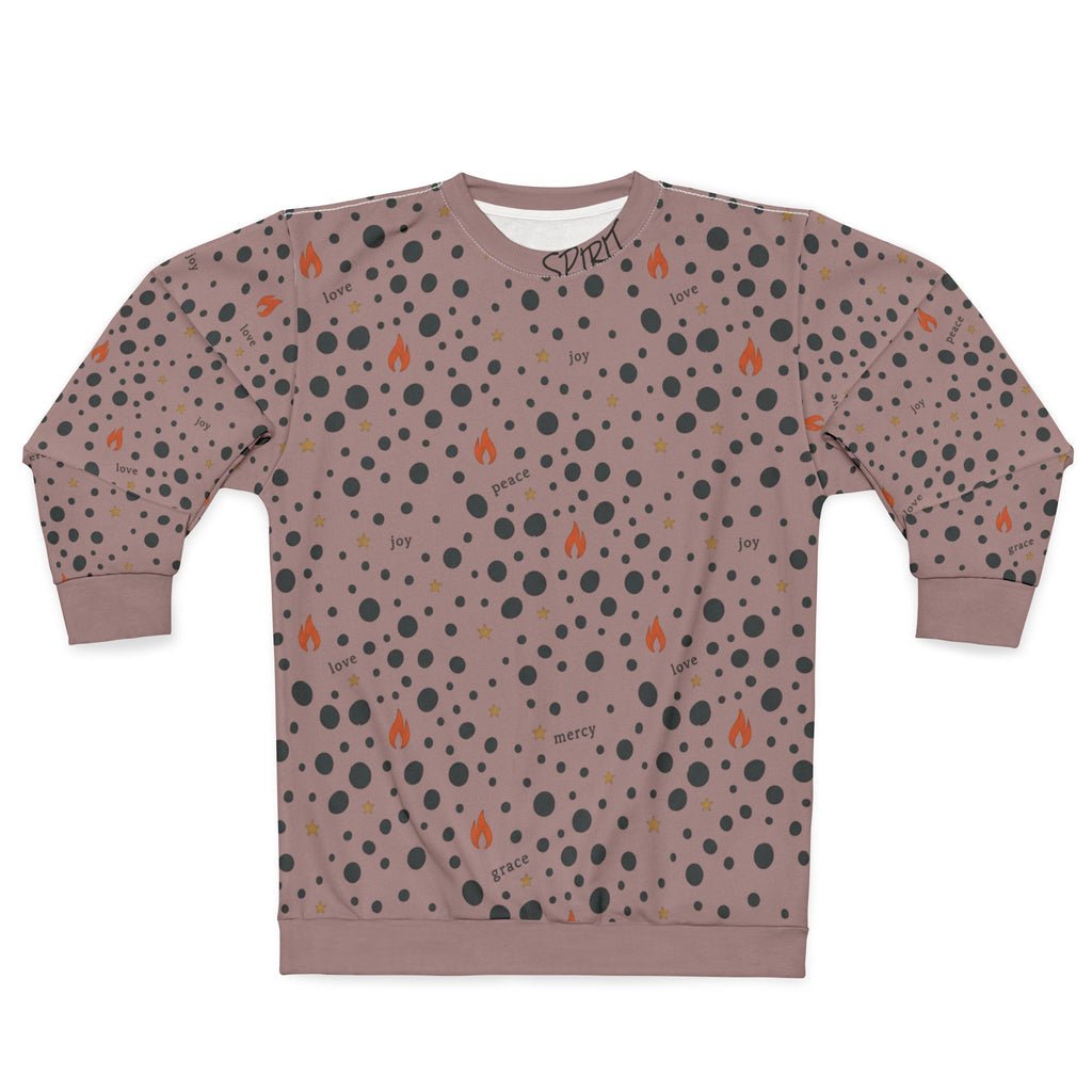 Polka Dot Cozy Spirit Sweatshirt –fruit of the Spirit