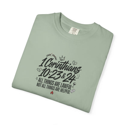 1 Corinthians 10:23-24 Scripture T-Shirt