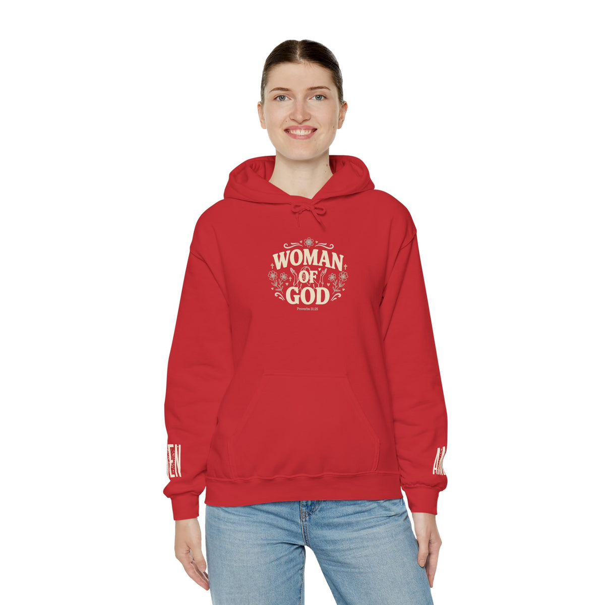 Woman of God Hoodie — "Amen"  Graphic Pullover