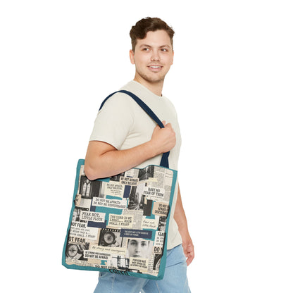 "Do Not Be Afraid" Graphic Tote Bag — Reusable Canvas Bag