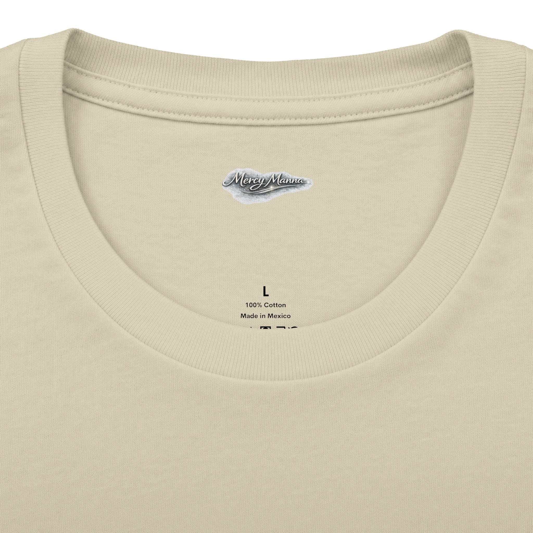 Not By Might Tee — Zechariah 4:6 Vintage Cloud Typography