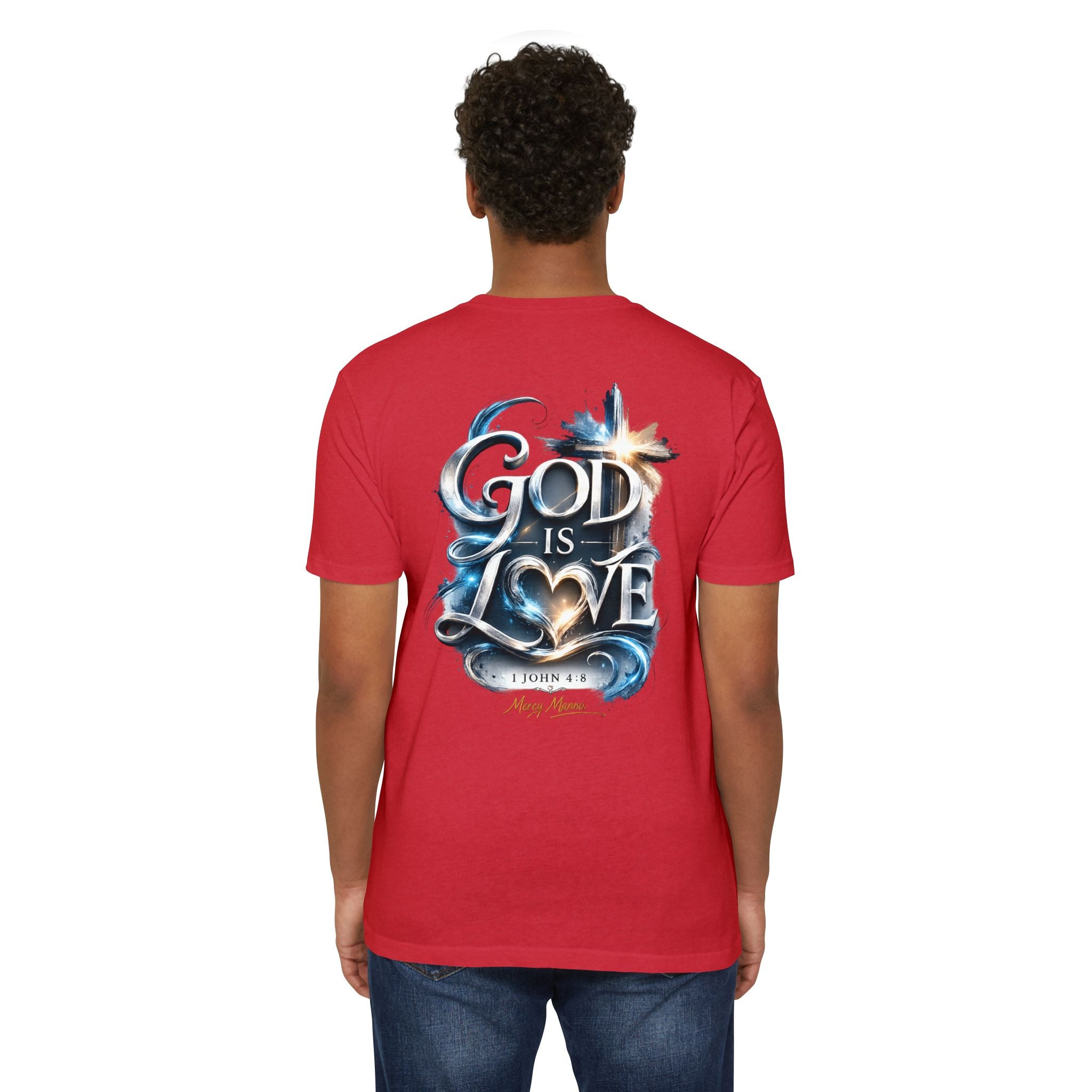 God Is Love T-Shirt — Christian Faith Tee (1 John 4:8)