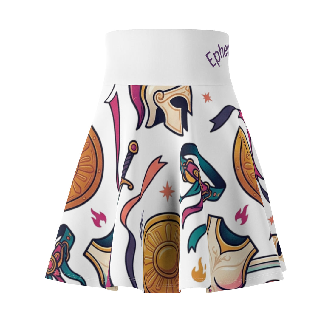 Armor &amp; Shield All-Over Print Skater Skirt — Women&