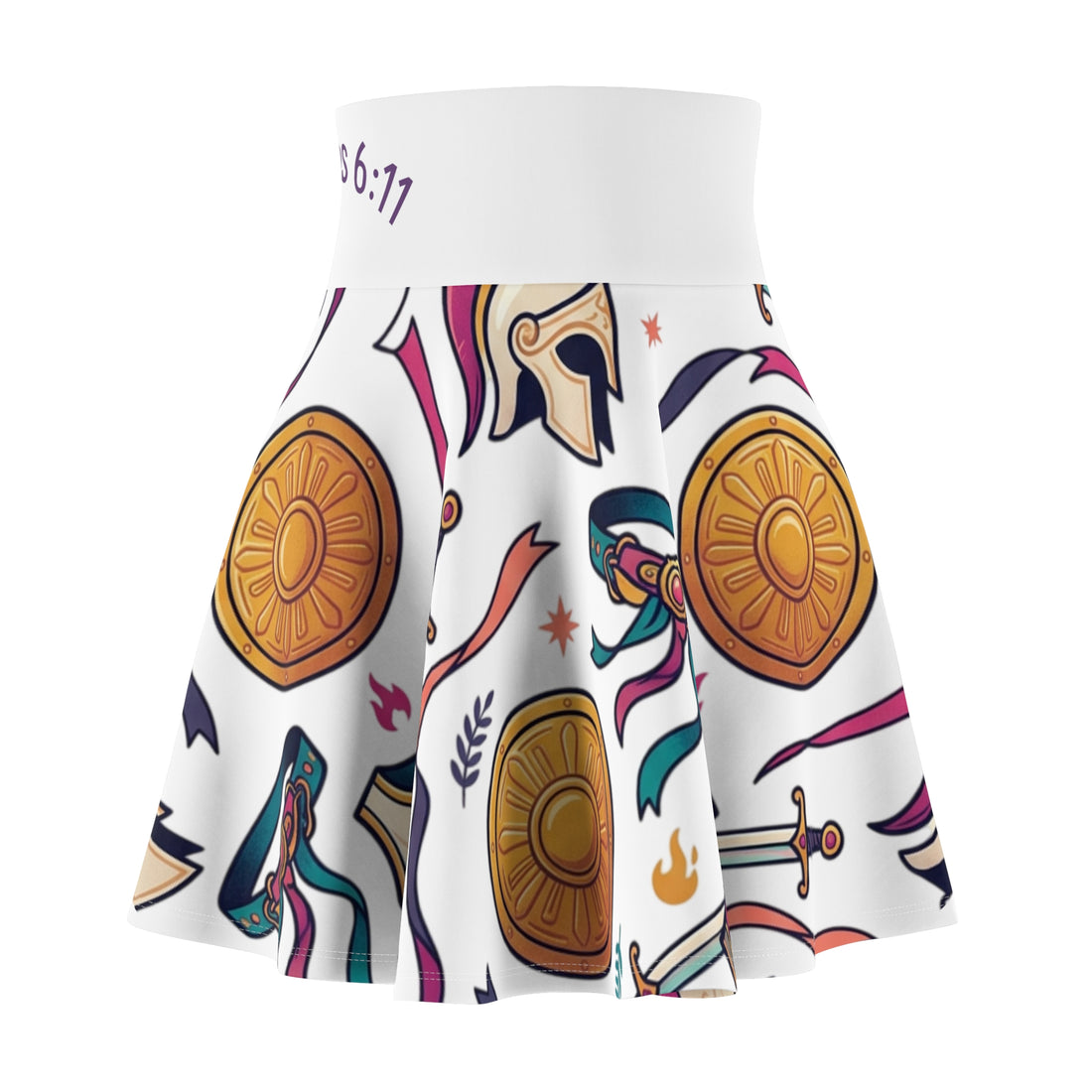 Armor &amp; Shield All-Over Print Skater Skirt — Women&