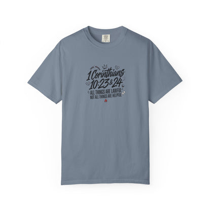 1 Corinthians 10:23-24 Scripture T-Shirt