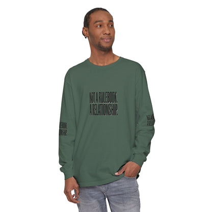 Mercy Manna Not a Rulebook a Relationship Long Sleeve T-Shirt
