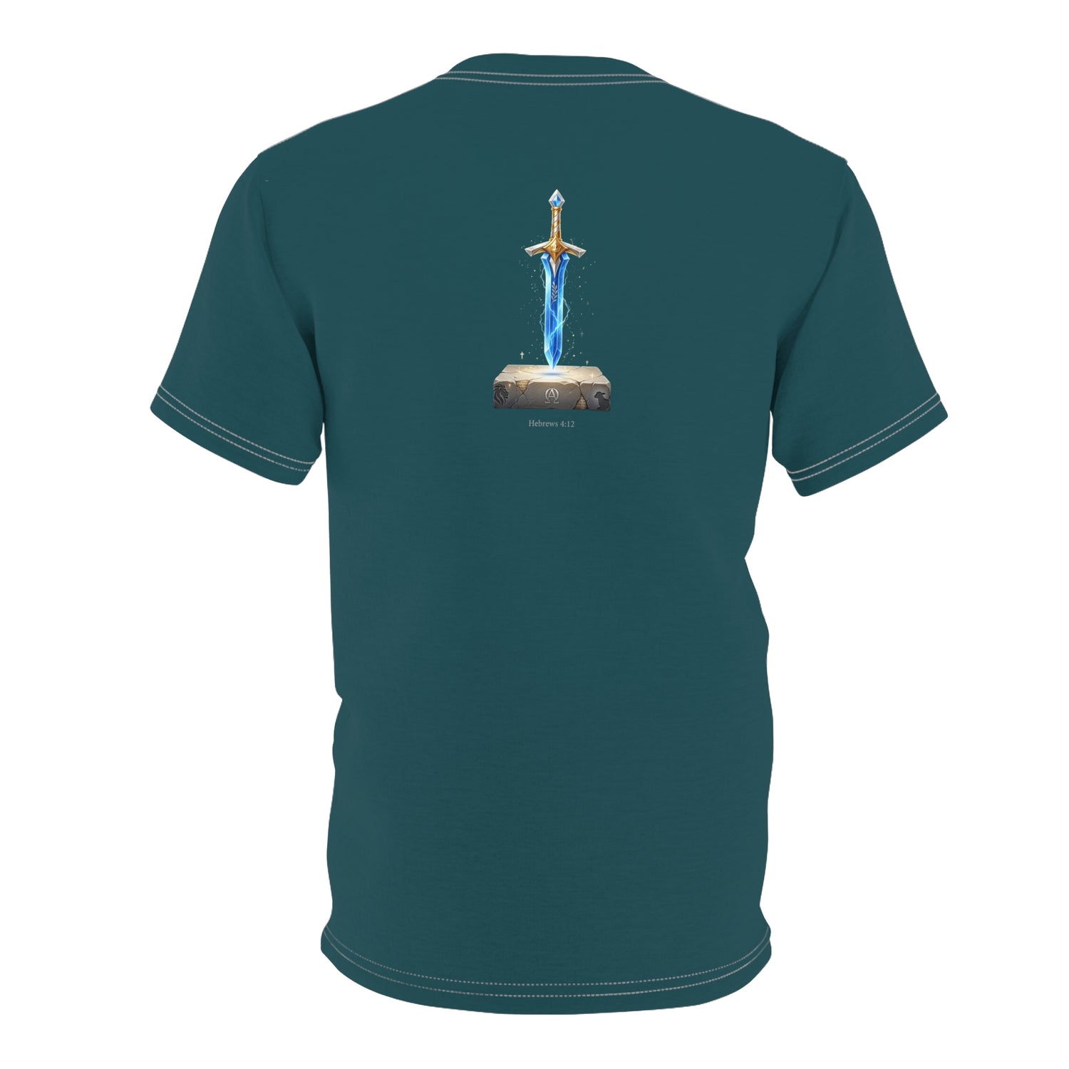 "Hebrews 4:12" Sword Graphic Tee — Unisex Cotton T-Shirt