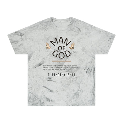 Man of God Tie-Dye T-Shirt — 1 Timothy Graphic Tee