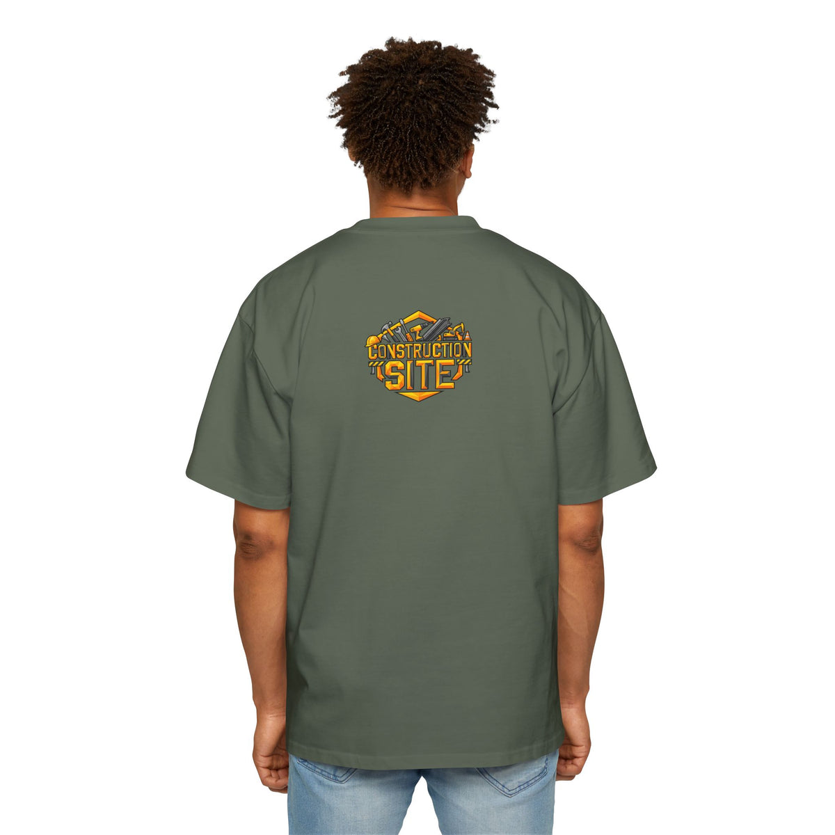 Construction Site Tee — "Coming Soon: Image of God" Graphic T-Shirt