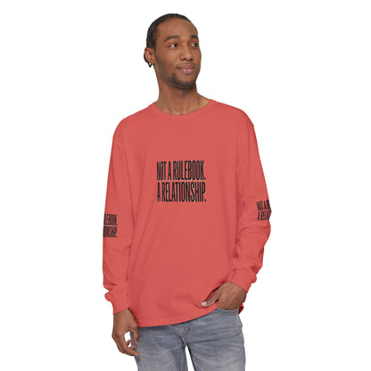 Mercy Manna Not a Rulebook a Relationship Long Sleeve T-Shirt